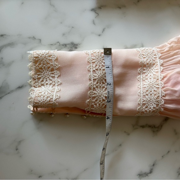 Vintage Jessica Mclintock pink lace dress with slip - Picture 15 of 15